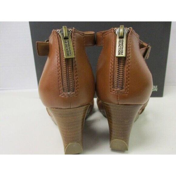 NIB Kenneth Cole Warm Cedar LE Women Shoes Ankle Strap Heels Sz 6 New In Box - Picture 6 of 8